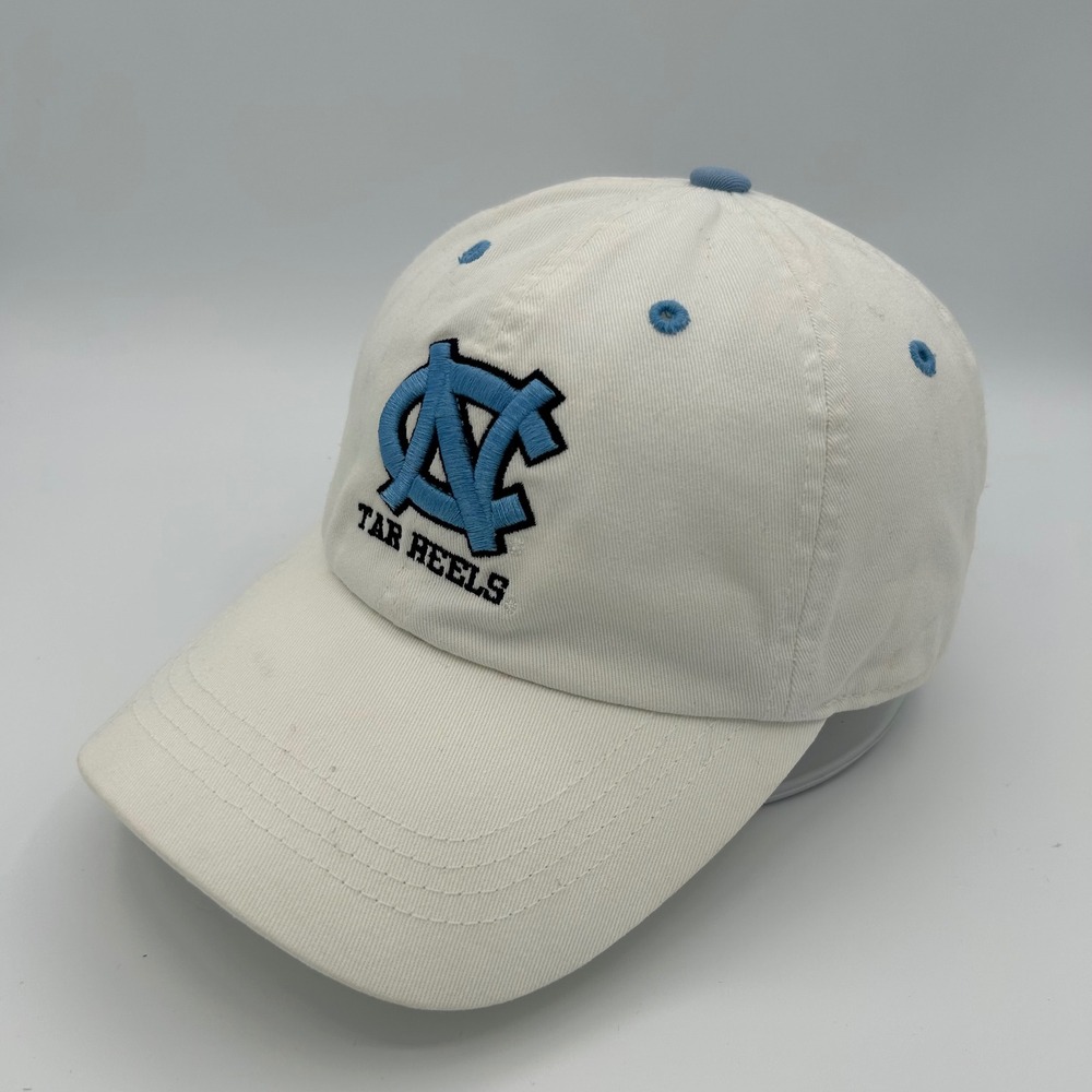 North Carolina Tar Heels Hat Captivating Headgear Unisex OSFM White Sporty Prep